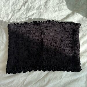 Black Rouched Bandeau